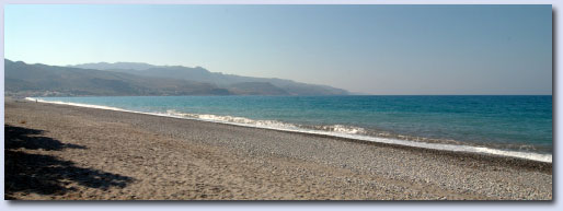 Der Strand Richtung Westen